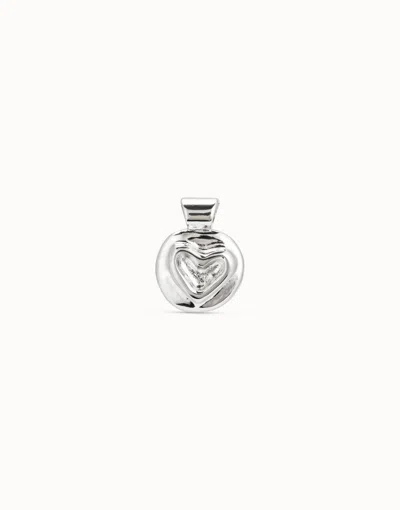 Unode50 Heart Charm In Silver