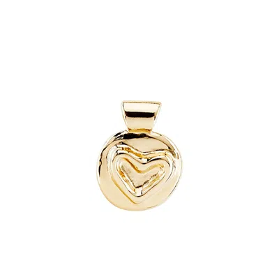 Unode50 Heart Metal Alloy Charms In Gold