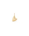 Unode50 Heart Shape Metal Alloy Charms In Gold