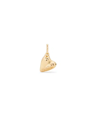Unode50 Heart Shaped Charm In Gold