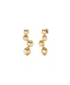 Unode50 High-shine 18 K Gold "bubble" Drop Earrings In Gold