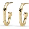 Unode50 Hoop Shaped Earrings In Gold