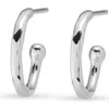 Unode50 Hoop Shaped Earrings In Metallic