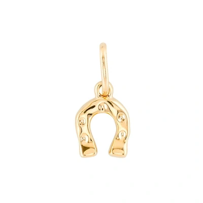 Unode50 Horseshoe-shaped Metal Alloy Charms In Gold