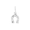 Unode50 Horseshoe-shaped Metal Alloy Charms In Silver