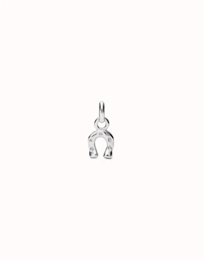 Unode50 Horseshoe-shaped Charm In Silver