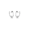 Unode50 Ikon Safety Pin Earrings In Silver