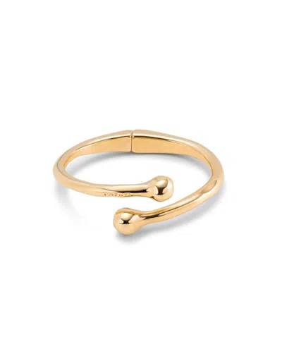 Unode50 Internal Spring Metal Alloy Rigid Bracelet In Gold