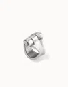 Unode50 Intertwined‑design Ring In Silver