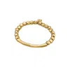 Unode50 Journey Beaded Stretch Bracelet In Gold