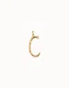 Unode50 Large C Initial Charm In Gold
