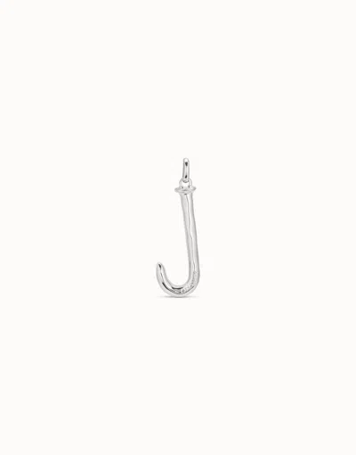 Unode50 Large J Initial Charm In Silver