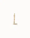 Unode50 Large L Initial Charm In Transparent