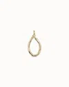 Unode50 Large O Initial Charm In Metallic