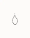 Unode50 Large O Initial Charm In Silver