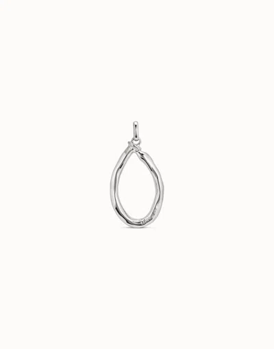 Unode50 Large O Initial Charm In Silver