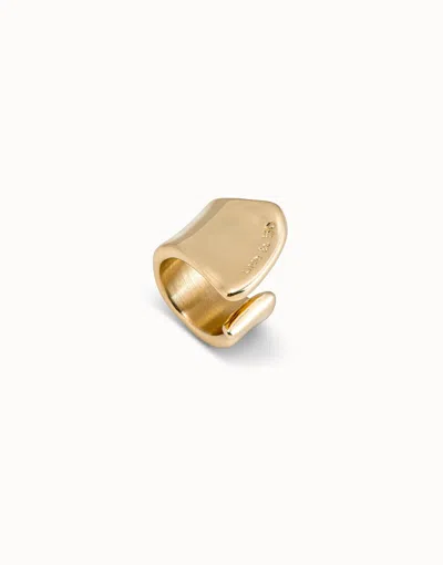 Unode50 Large Open Ring In Gold
