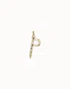 Unode50 Large P Initial Charm In Gold