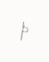 Unode50 Large P Initial Charm In Silver