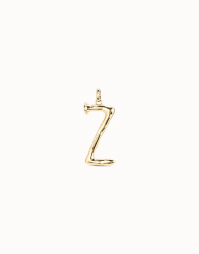 Unode50 Large Z Initial Charm In Gold