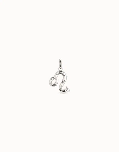 Unode50 Leo Shaped Charm In Silver