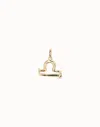 Unode50 Libra Shaped Charm In Black