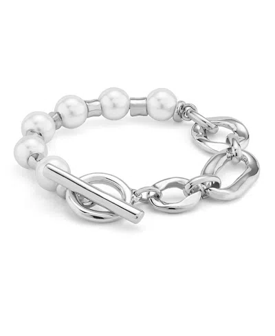 UNODE50 UNODE50 LINK & PEARL COMBO BRACELET