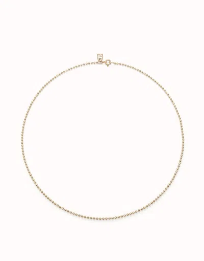 Unode50 Link Chain Charm Necklace In Gold