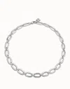 Unode50 Link Chain Necklace In Silver