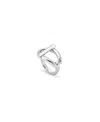 Unode50 Link Design Metal Alloy Ring In Silver