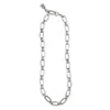 Unode50 Link Shape Classic Carabiner Necklace In Silver