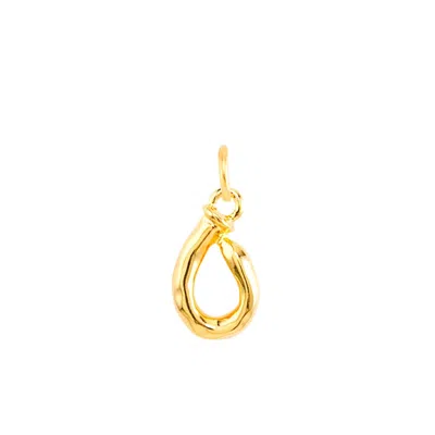 Unode50 Little Alphabetical Metal Alloy Pendant Charms In Gold O
