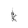 Unode50 Little Alphabetical Metal Alloy Pendant Charms In Silver K