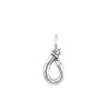 Unode50 Little Alphabetical Metal Alloy Pendant Charms In Silver O