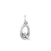 Unode50 Little Alphabetical Metal Alloy Pendant Charms In Silver Q