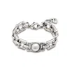 Unode50 Luminous Square Link Bracelet In Metallic