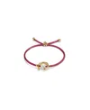 Unode50 Mauve Cord Pearl Bracelet In Multi