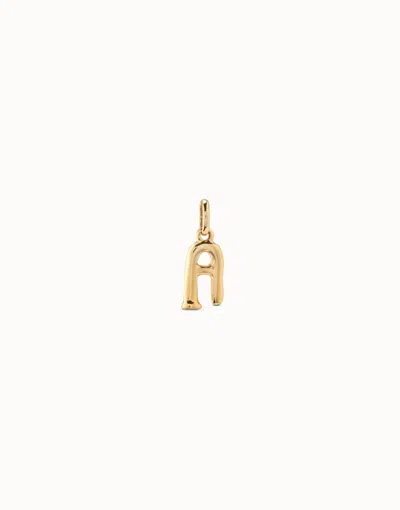 Unode50 Medium A Initial Charm In Gold