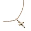 Unode50 Medium Cross Metal Alloy Charms In Gold