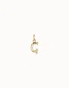 Unode50 Medium G Initial Charm In Gold