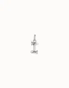 Unode50 Medium I Initial Charm In Silver