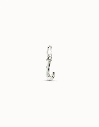 Unode50 Medium J Initial Charm In Burgundy
