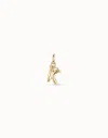 Unode50 Medium K Initial Charm In Gold