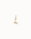 Unode50 Medium L Initial Charm In Gold