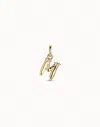 Unode50 Medium M Initial Charm In Gold