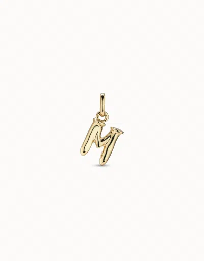 Unode50 Medium M Initial Charm In Gold