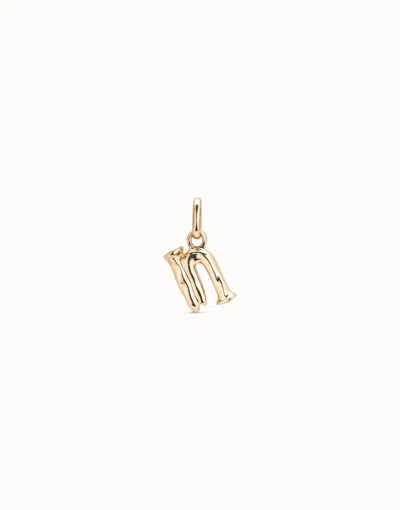 Unode50 Medium N Initial Charm In Gold