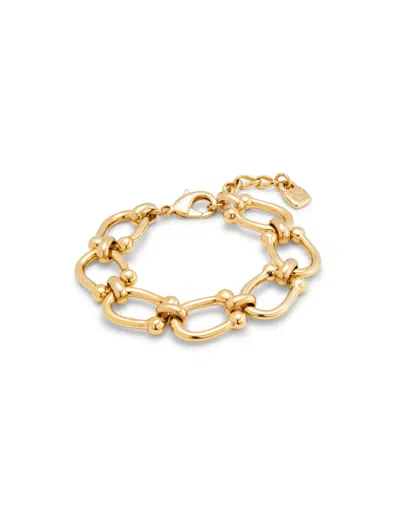 Unode50 Medium Oval Link Chain Bracelet In Gold