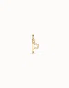 Unode50 Medium P Initial Charm In Gold