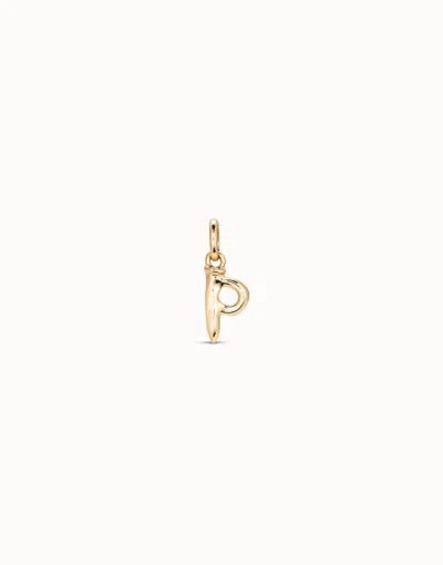 Unode50 Medium P Initial Charm In Gold